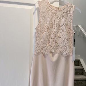 Calvin Klein size 6 MIDI top lace dress. New with tags